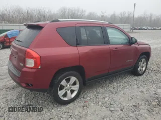 2012 Jeep Compass Latitude with VIN 1C4NJCEAXCD651896, listed as a Copart auction lot 86442794 with 92,181 mi miles and Salvage Title. Bid and sale history available at DreamBid. Image 3.