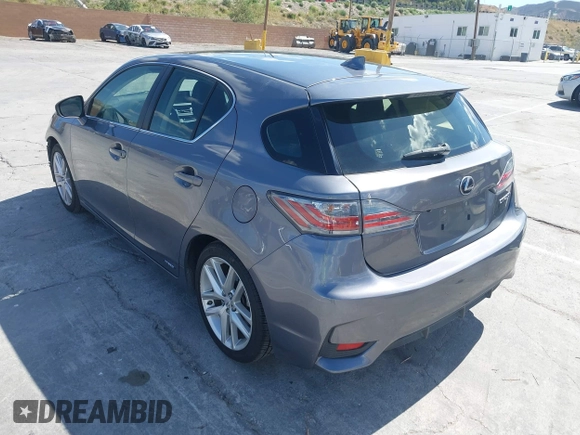 2017 Lexus CT 200h with VIN JTHKD5BH2H2287370, listed as a IAAI auction lot 42238330 with 117,889 mi miles and . Bid and sale history available at DreamBid. Image 3.