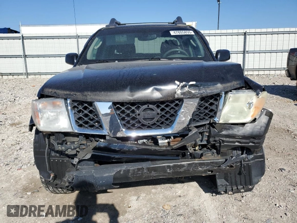 2005 Nissan Frontier 4WD LE with VIN 1N6AD07W15C432361, listed as a Copart auction lot 47805855 with 160,585 mi miles and Salvage Title. Bid and sale history available at carsss.com. Image 5.