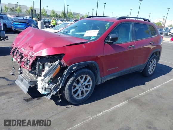 2017 Jeep Cherokee Sport z VIN 1C4PJLAB3HW559080, wystawiony jako IAAI lot #42206718 z przebiegiem 97 638 mil mil oraz . Historia ofert i sprzedaży dostępna na DreamBid. Obrazek 18.