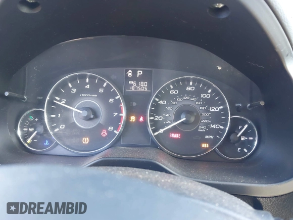2011 Subaru Legacy Premium with VIN 4S3BMBC67B3245274, listed as a IAAI auction lot 41890173 with 187,505 mi miles and . Bid and sale history available at DreamBid. Image 7.