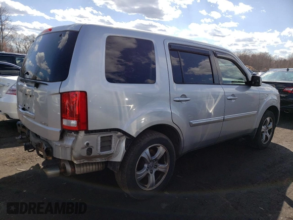 2012 Honda Pilot EX with VIN 5FNYF4H46CB050164, listed as a Copart auction lot 50470865 with 251,132 mi miles and Salvage Title. Bid and sale history available at DreamBid. Image 3.