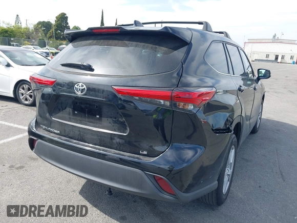 2021 Toyota Highlander L with VIN 5TDZZRAH1MS519762, listed as a IAAI auction lot 42039810 with 44,832 mi miles and . Bid and sale history available at DreamBid. Image 4.