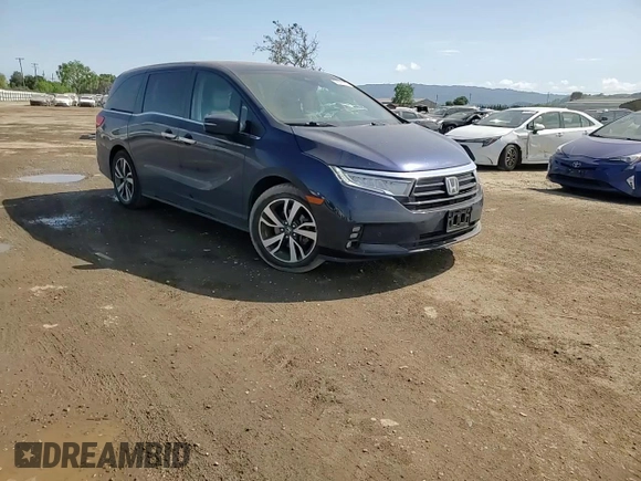 2023 Honda Odyssey Touring z VIN 5FNRL6H89PB052833, wystawiony jako Copart lot #53549185 z przebiegiem 49 471 mil mil oraz Szkoda całkowita • Salvage title. Historia ofert i sprzedaży dostępna na DreamBid. Obrazek 12.