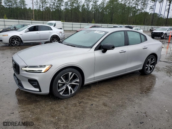 2024 Volvo S60 Plus Dark Theme with VIN 7JRL12TL4RG299512, listed as a Copart auction lot 45189695 with 19,821 mi miles and Salvage Title. Bid and sale history available at carsss.com. Image 1.