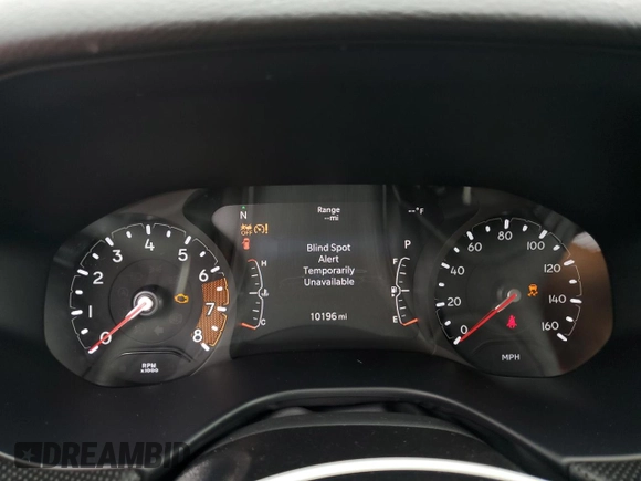 2025 Jeep Compass Trailhawk with VIN 3C4NJDDN9ST556944, listed as a Copart auction lot 65061335 with 10,196 mi miles and Clean title. Bid and sale history available at DreamBid. Image 9.