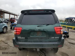 2003 Toyota Sequoia Limited with VIN 5TDBT48A63S143024, listed as a Copart auction lot 51179135 with 200,605 mi miles and Salvage Title. Bid and sale history available at carsss.com. Image 6.