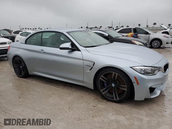 2016 BMW M4 with VIN WBS3U9C55GP969574, listed as a Copart auction lot 50695805 with 0 mi miles and Non Repairable. Bid and sale history available at carsss.com. Image 4.