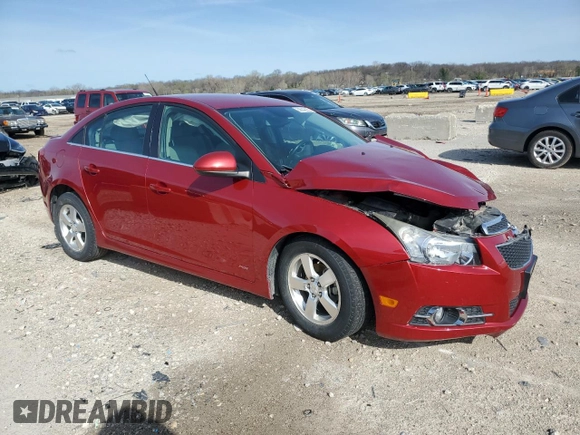 2013 Chevrolet Cruze 1LT with VIN 1G1PC5SB1D7102561, listed as a Copart auction lot 50943055 with 182,048 mi miles and Salvage Title. Bid and sale history available at DreamBid. Image 4.