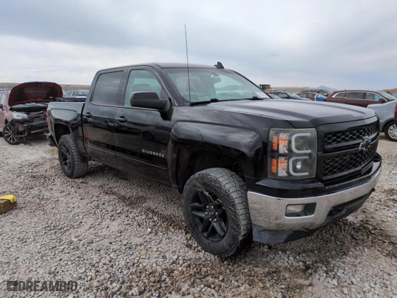 2015 Chevrolet Silverado 1500 LT with VIN 3GCUKREC8FG296411, listed as a Copart auction lot 50568985 with 138,809 mi miles and Salvage Title. Bid and sale history available at carsss.com. Image 4.