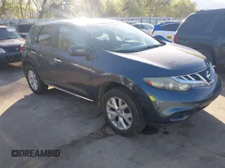 2011 Nissan Murano LE with VIN JN8AZ1MW7BW180502, listed as a IAAI auction lot 42012620 with 169,794 mi miles. Bid and sale history available at carsss.com. Image 1.