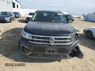 2022 Volkswagen Atlas SEL Premium R-Line with VIN 1V2FR2CA1NC515397, listed as a Copart auction lot 48881985 with 14,071 mi miles and Salvage title. Bid and sale history available at DreamBid. Image 5.