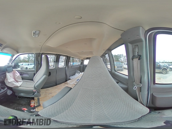 2017 Chevrolet Express Passenger LT с VIN 1GAZGPFF4H1343450, выставлен на аукционе Copart как лот 84738374 с пробегом 152 461 миль миль и Списание • Salvage title. История ставок и продаж доступна на DreamBid. Изображение 14.