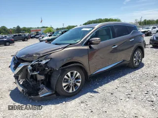 2015 Nissan Murano Platinum z VIN 5N1AZ2MG4FN242309, wystawiony jako Copart lot #58018375 z przebiegiem 51 413 mil mil oraz Szkoda całkowita • Salvage title. Historia ofert i sprzedaży dostępna na DreamBid. Obrazek 1.