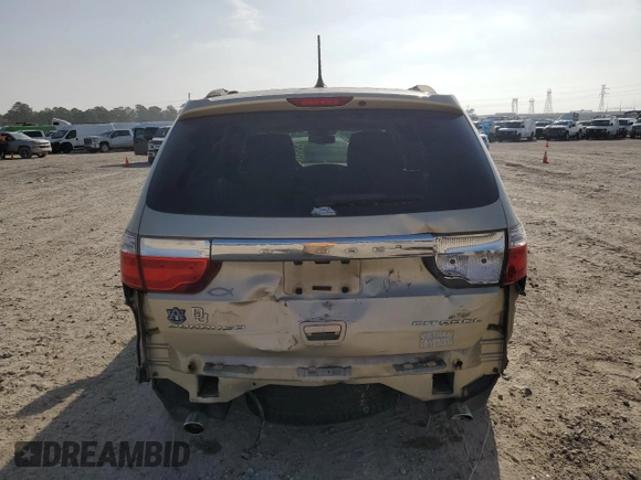 2011 Dodge Durango Citadel with VIN 1D4SD5GT9BC674310, listed as a Copart auction lot 48493165 with 153,232 mi miles and Salvage title. Bid and sale history available at DreamBid. Image 6.