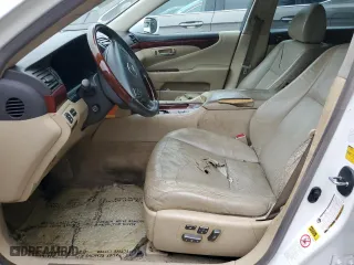2008 Lexus LS 460 with VIN JTHBL46F585079083, listed as a Copart auction lot 72599494 with 0 mi miles and Salvage Title. Bid and sale history available at carsss.com. Image 7.