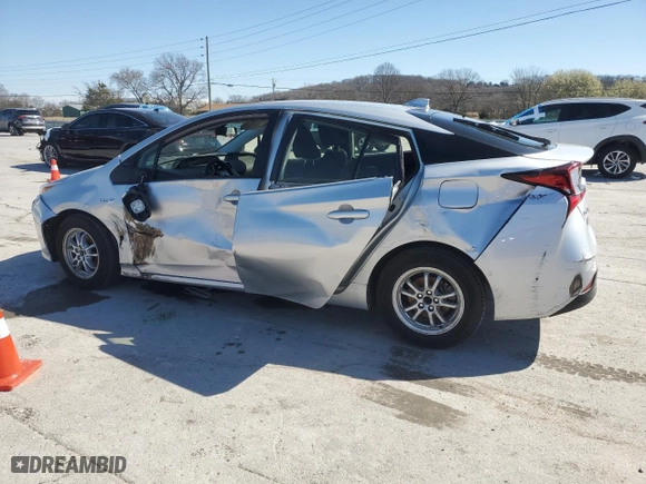 2022 Toyota Prius L Eco with VIN JTDKAMFU6N3160946, listed as a Copart auction lot 49359025 with 84,180 mi miles and Salvage Title. Bid and sale history available at carsss.com. Image 2.