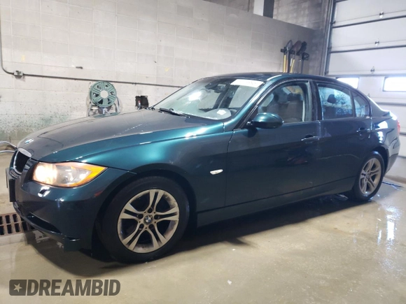 2008 BMW 3 Series 328xi with VIN WBAVC93568K044042, listed as a Copart auction lot 48079995 with 157,523 mi miles and Clean title. Bid and sale history available at DreamBid. Image 1.