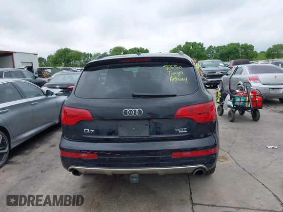 2015 Audi Q7 3.0T Premium Plus with VIN WA1LGAFE8FD003175, listed as a IAAI auction lot 41905968 with 112,275 mi miles. Bid and sale history available at carsss.com. Image 17.