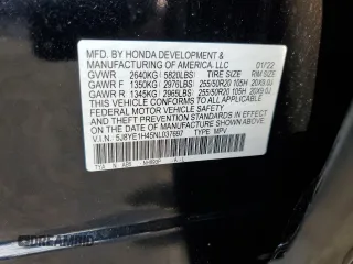 2022 Acura MDX w/Technology Package with VIN 5J8YE1H45NL037697, listed as a Copart auction lot 87416494 with 16,762 mi miles and Salvage Title. Bid and sale history available at carsss.com. Image 16.