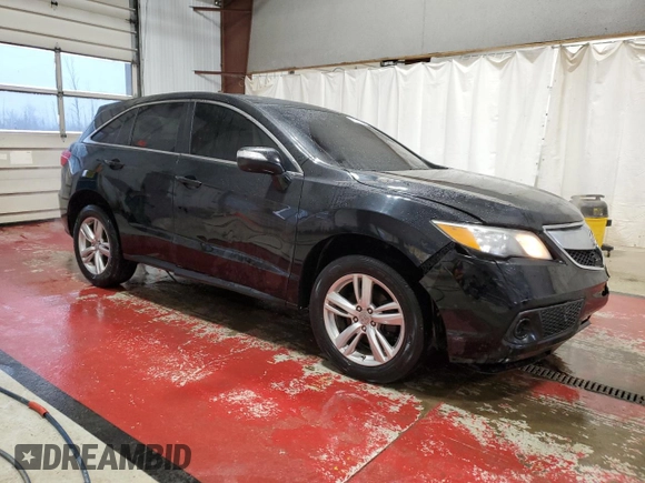 2013 Acura RDX with VIN 5J8TB4H37DL001553, listed as a Copart auction lot 48000045 with 134,913 mi miles and Salvage Title. Bid and sale history available at carsss.com. Image 4.