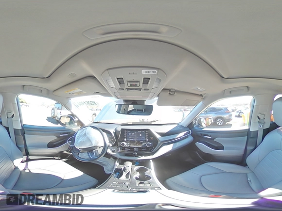 2022 Toyota Highlander XLE with VIN 5TDGZRBH6NS222767, listed as a Copart auction lot 81367674 with 27,948 mi miles and Salvage title. Bid and sale history available at DreamBid. Image 12.