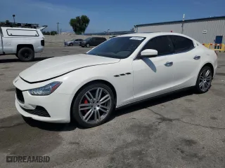 2017 Maserati Ghibli with VIN ZAM57XSAXH1198619, listed as a Copart auction lot 44997815 with 82,967 mi miles and Clean Title. Bid and sale history available at carsss.com. Image 1.