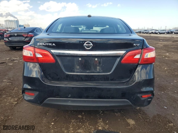 2018 Nissan Sentra SV with VIN 3N1AB7AP8JY242046, listed as a Copart auction lot 50616505 with 141,048 mi miles and Salvage Title. Bid and sale history available at carsss.com. Image 6.