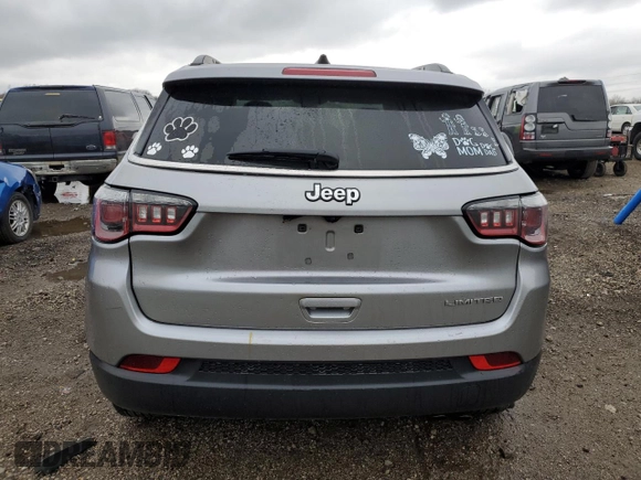 2019 Jeep Compass Limited with VIN 3C4NJCCB6KT659868, listed as a Copart auction lot 80704144 with 84,013 mi miles and Salvage title. Bid and sale history available at DreamBid. Image 6.