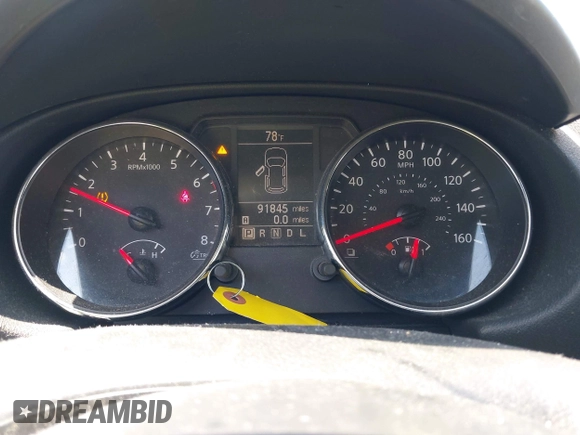 2013 Nissan Rogue S with VIN JN8AS5MV1DW641389, listed as a IAAI auction lot 42090826 with 91,845 mi miles and . Bid and sale history available at DreamBid. Image 7.