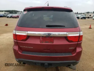 2013 Dodge Durango Crew with VIN 1C4SDHDT9DC658405, listed as a Copart auction lot 88593835 with 28,844 mi miles and Salvage title. Bid and sale history available at DreamBid. Image 6.