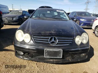 2005 Mercedes-Benz CLK 500 with VIN WDBTJ75J55F122201, listed as a Copart auction lot 75910714 with 122,599 mi miles and Clean Title. Bid and sale history available at DreamBid. Image 5.