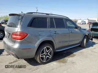 2018 Mercedes-Benz GLS 550 z VIN 4JGDF7DE2JB020752, wystawiony jako Copart lot #58349815 z przebiegiem 74 773 mil mil oraz Czysty tytuł • Clean title. Historia ofert i sprzedaży dostępna na DreamBid. Obrazek 3.
