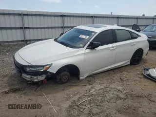 2020 Honda Accord EX-L with VIN 1HGCV2F55LA014957, listed as a Copart auction lot 55217755 with 60,218 mi miles and Salvage title. Bid and sale history available at DreamBid. Image 1.