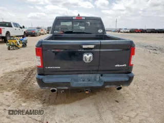 2020 Ram 1500 Limited with VIN 1C6SRFHT6LN191051, listed as a Copart auction lot 64772885 with 144,200 mi miles and Clean title. Bid and sale history available at DreamBid. Image 6.