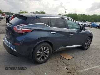 2015 Nissan Murano SL z VIN 5N1AZ2MH6FN233555, wystawiony jako Copart lot #55027435 z przebiegiem 220 609 mil mil oraz Szkoda całkowita • Salvage title. Historia ofert i sprzedaży dostępna na DreamBid. Obrazek 3.