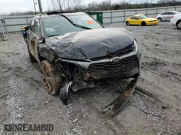 2021 Chevrolet Blazer RS z VIN 3GNKBERSXMS580125, wystawiony jako Copart lot #80782854 z przebiegiem Nie podano mil oraz Szkoda całkowita • Salvage title. Historia ofert i sprzedaży dostępna na DreamBid. Obrazek 11.