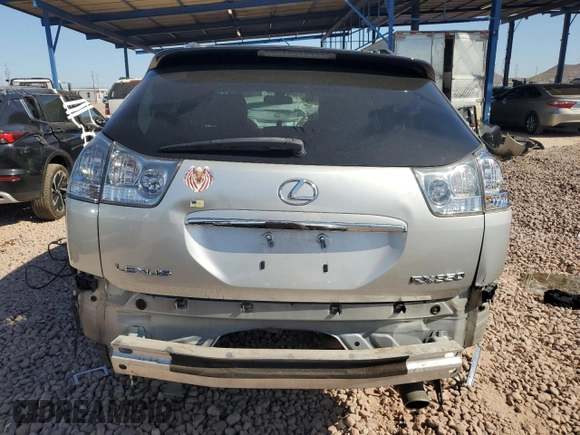 2008 Lexus RX 350 with VIN 2T2GK31U68C050703, listed as a Copart auction lot 52645805 with 130,086 mi miles and Salvage Title. Bid and sale history available at DreamBid. Image 6.