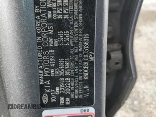 2018 Kia Niro FE with VIN KNDCB3LCXJ5136316, listed as a Copart auction lot 59357414 with 90,839 mi miles and Non Repairable. Bid and sale history available at carsss.com. Image 12.