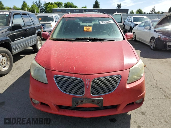 2005 Pontiac Vibe with VIN 5Y2SL63835Z426501, listed as a Copart auction lot 58692784 with 0 mi miles and Clean Title. Bid and sale history available at carsss.com. Image 5.