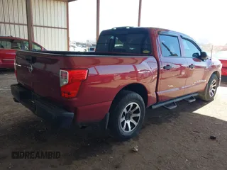 2018 Nissan Titan SV with VIN 1N6AA1EK1JN528262, listed as a IAAI auction lot 41665065 with 96,491 mi miles. Bid and sale history available at carsss.com. Image 4.