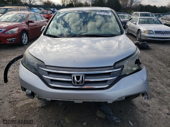 2014 Honda CR-V EX with VIN 2HKRM3H58EH507400, listed as a Copart auction lot 49714135 with 120,292 mi miles and Salvage Title. Bid and sale history available at carsss.com. Image 5.