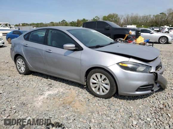 2014 Dodge Dart SXT with VIN 1C3CDFBB3ED702899, listed as a Copart auction lot 50325655 with 166,283 mi miles and Salvage Title. Bid and sale history available at DreamBid. Image 4.