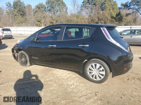 2015 Nissan LEAF S with VIN 1N4AZ0CP6FC332542, listed as a Copart auction lot 88850955 with 47,921 mi miles and Salvage Title. Bid and sale history available at DreamBid. Image 2.