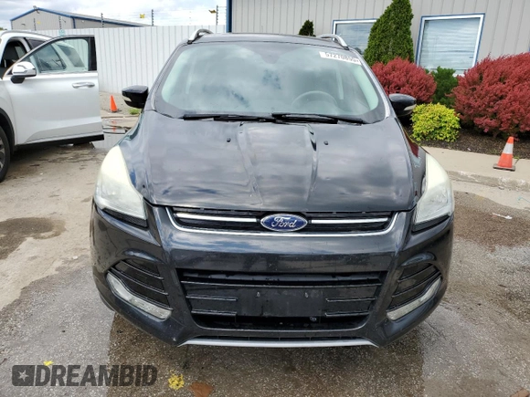 2015 Ford Escape Titanium with VIN 1FMCU0JX5FUA24210, listed as a Copart auction lot 57270855 with 115,613 mi miles and Salvage title. Bid and sale history available at DreamBid. Image 5.