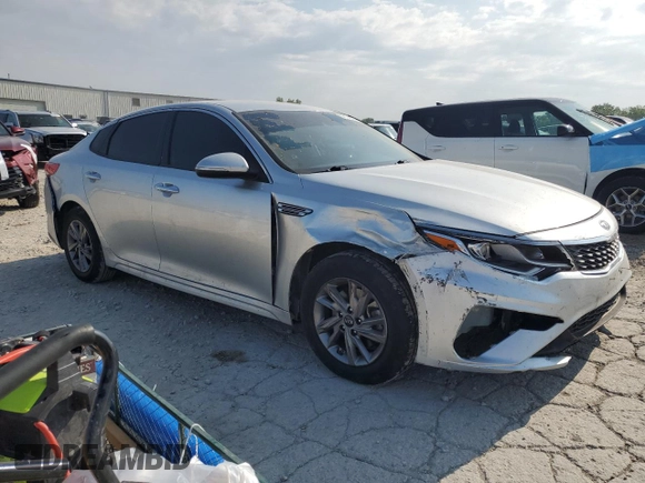 2020 Kia Optima LX with VIN 5XXGT4L3XLG407300, listed as a Copart auction lot 68158504 with 72,516 mi miles and Salvage title. Bid and sale history available at DreamBid. Image 4.