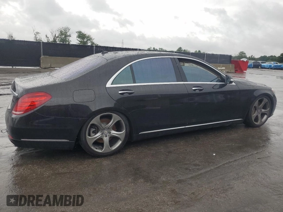 2015 Mercedes-Benz S 550 with VIN WDDUG8CB8FA125426, listed as a Copart auction lot 56698445 with 57,058 mi miles and Clean Title. Bid and sale history available at DreamBid. Image 3.