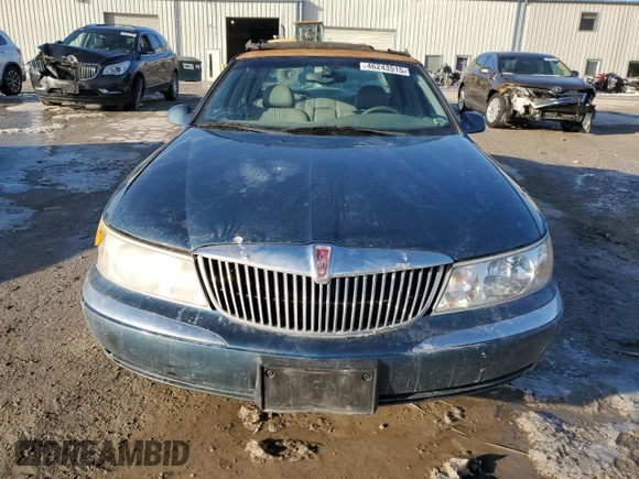 2001 Lincoln Continental z VIN 1LNHM97V81Y730413, wystawiony jako Copart lot #46243515 z przebiegiem 213 283 mil mil oraz Czysty tytuł • Clean title. Historia ofert i sprzedaży dostępna na DreamBid. Obrazek 5.
