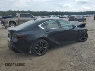 2024 Lexus IS 350 F Sport with VIN JTHGZ1B26R5077771, listed as a Copart auction lot 57396885 with 16,162 mi miles and Salvage title. Bid and sale history available at DreamBid. Image 3.