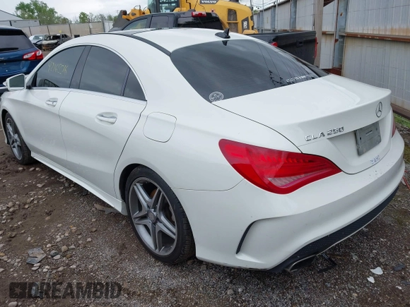 2015 Mercedes-Benz CLA 250 with VIN WDDSJ4GB9FN193268, listed as a IAAI auction lot 42165516 with 138,499 mi miles and . Bid and sale history available at DreamBid. Image 3.